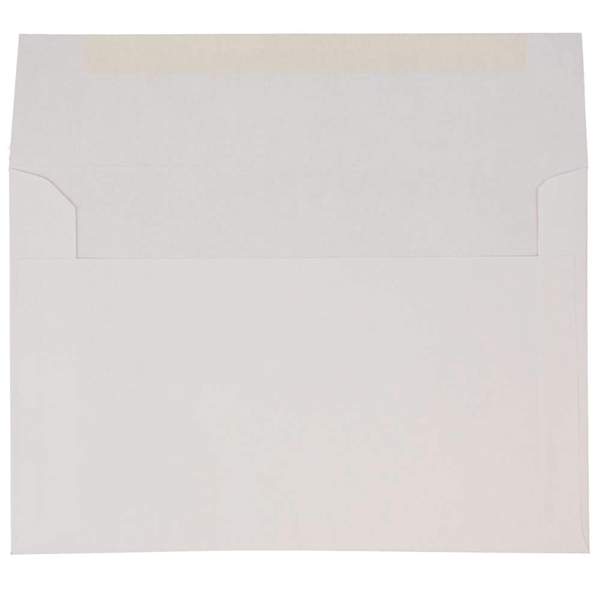 JAM Paper A8 Modern Poinsettia Christmas Cards & Envelopes, 10ct.